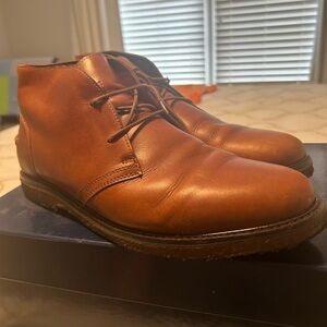 Men’s 10.5 polo ralph Lauren marlow oil milled leather tan chukka boots